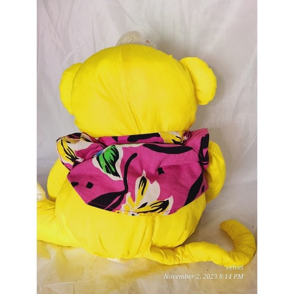 Fisher Price Puffalump Yellow Monkey Retro Clothes 15 Inch Plush Vintage 1980s‎ - Picture 7 of 12